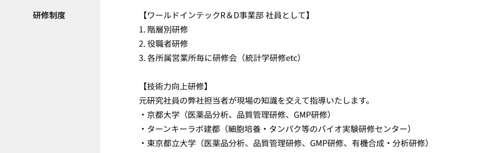 ワールドインテックRDの京都大学・東京都立大学との提携研修